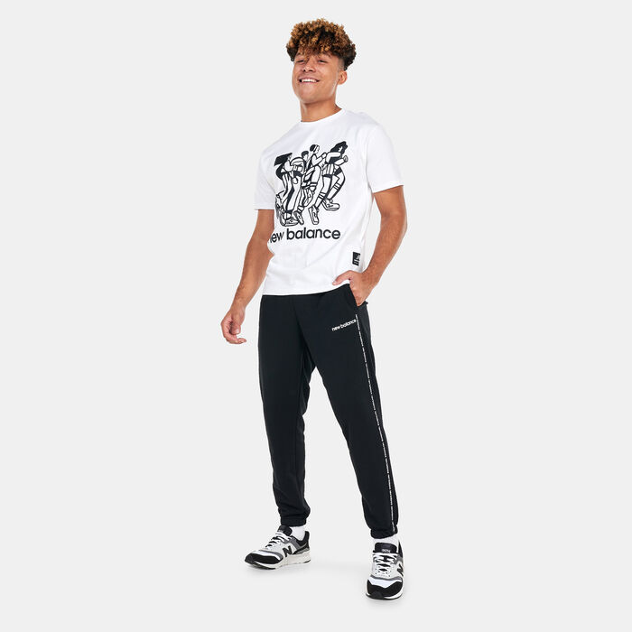 New Balance Men's Essentials Seasonal Fleece Joggers Black image number 2