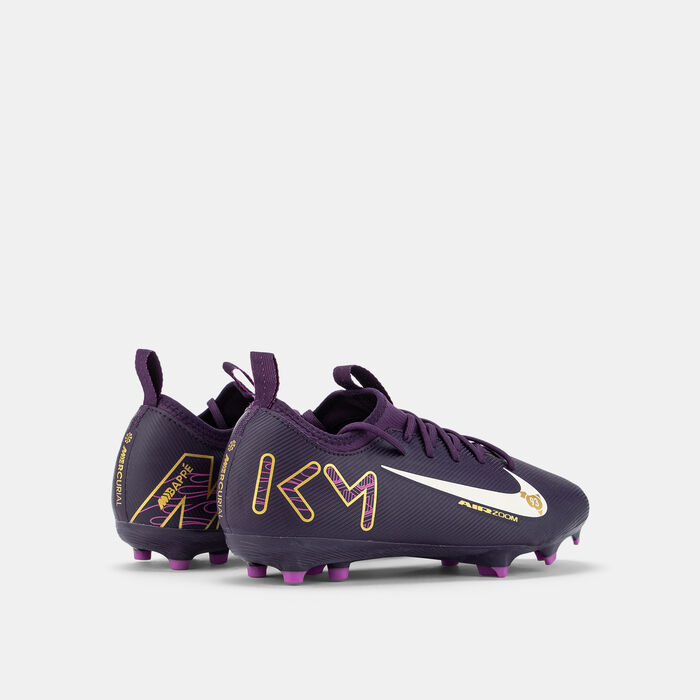 Nike Kids' Kylian Mbappe Mercurial Vapor 16 Academy Multi Ground Football Shoes Purple image number 2