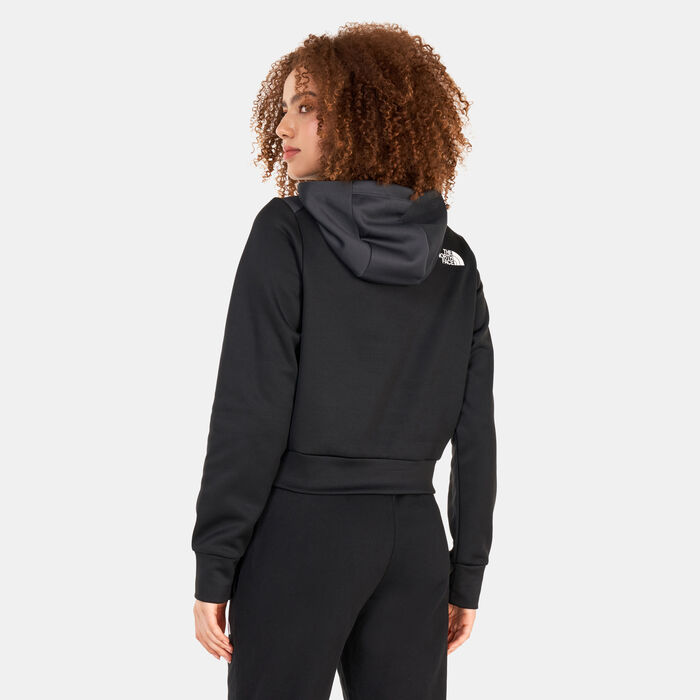 The North Face Women's Reaxion Fleece Pullover Hoodie Black The North Face Women's Reaxion Fleece Pullover Hoodie Black image number 1