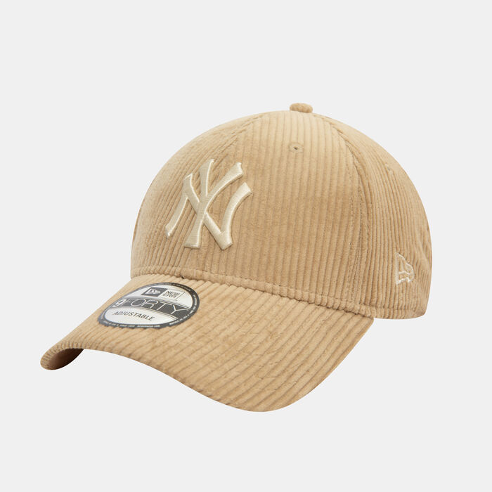 New Era Men's New York Yankees Corduroy 9FORTY Cap Beige New Era Men's New York Yankees Corduroy 9FORTY Cap Beige image number 2