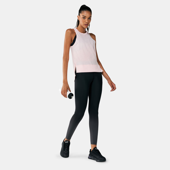 PUMA Women's Studio Open Back Tank Top Pink PUMA Women's Studio Open Back Tank Top Pink image number 2