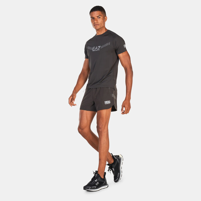 EA7 Emporio Armani Men's Ventus 7 T-Shirt Black EA7 Emporio Armani Men's Ventus 7 T-Shirt Black image number 2