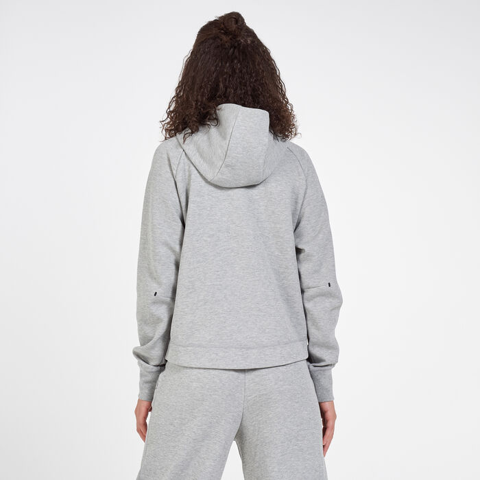Nike Women's Sportswear Tech Fleece Windrunner Hoodie Grey image number 1