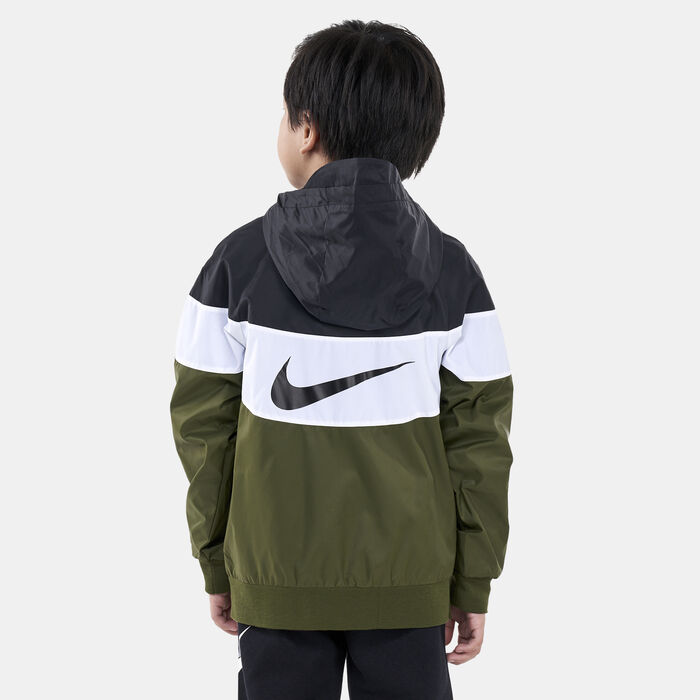 Nike Kids' Wind Runner Jacket (Older Kids) Black Nike Kids' Wind Runner Jacket (Older Kids) Black image number 1
