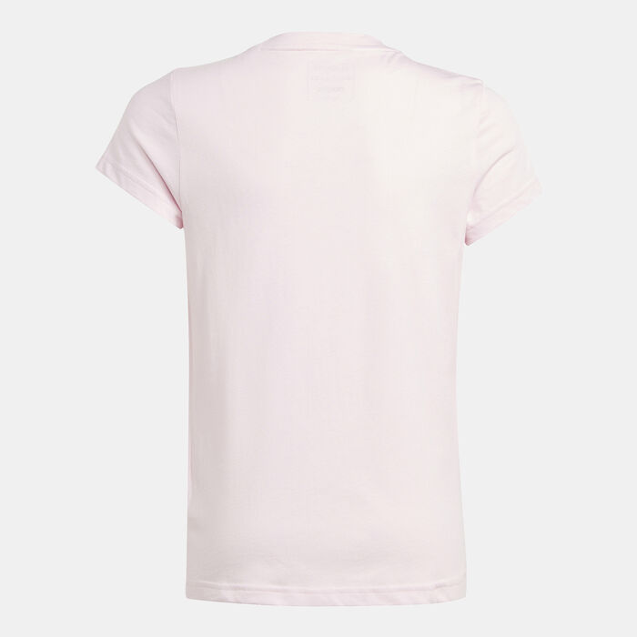 adidas Kids' Essentials Big Logo T-Shirt Pink adidas Kids' Essentials Big Logo T-Shirt Pink image number 3
