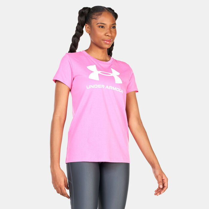 Under Armour Women's Sportstyle Graphic T-Shirt Pink image number 0