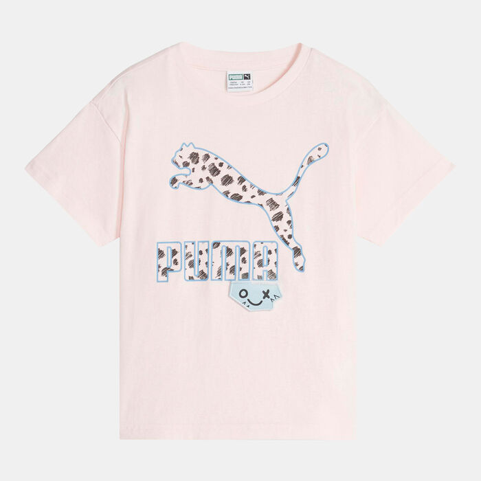 PUMA Kids' Classics Mix Match T-Shirt Pink image number 0