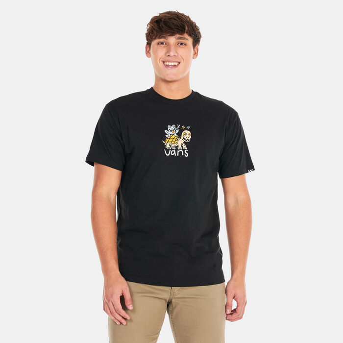 Vans Men's Buddy Check T-Shirt Black image number 0