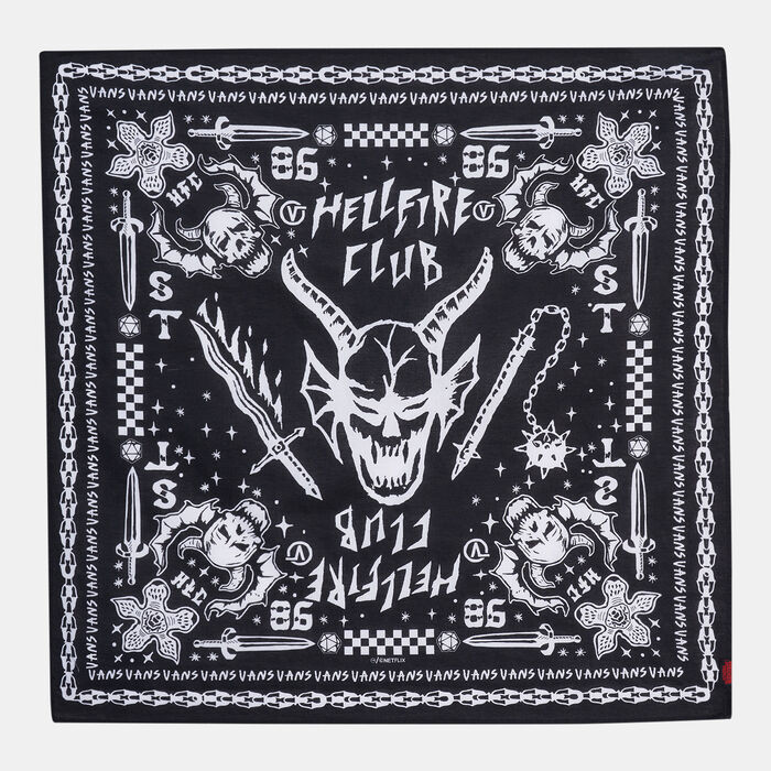 Vans Men's x Stranger Things HFC Bandana Black image number 0