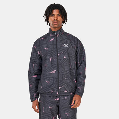 adidas Originals Men's Rekive Trefoil All Over Print Track Jacket Multi