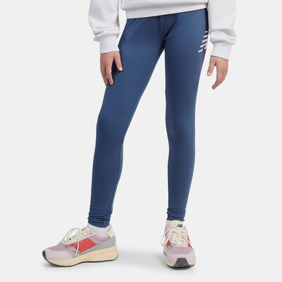 New Balance Kids' Small Logo Hoodie Blue