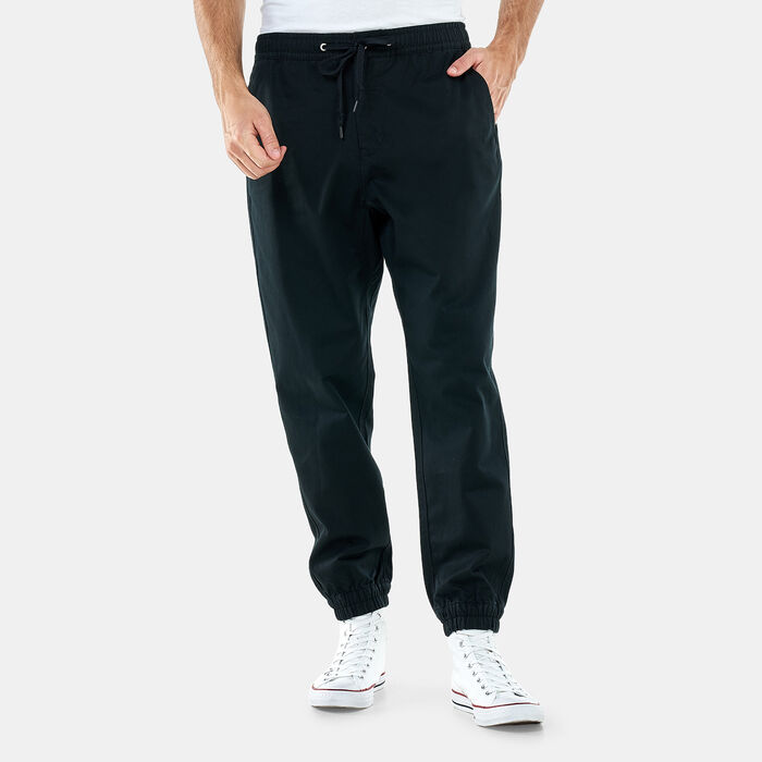 Converse Men's Go To Canvas Joggers Black Converse Men's Go To Canvas Joggers Black image number 0