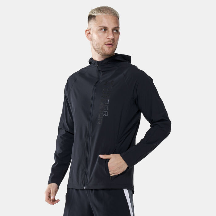 Under Armour Men's UA OutRun The Storm Jacket Black Under Armour Men's UA OutRun The Storm Jacket Black image number 0