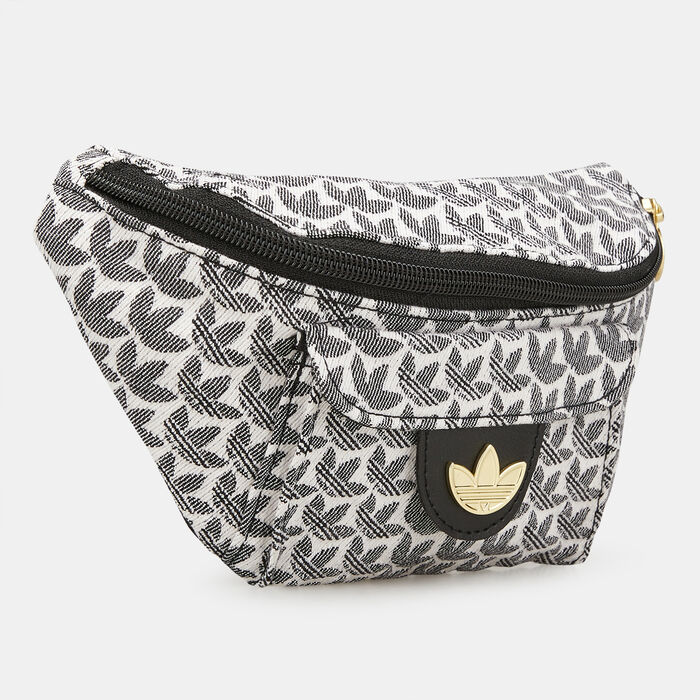 adidas Originals Men's Trefoil Moment Waist Pack White image number 2