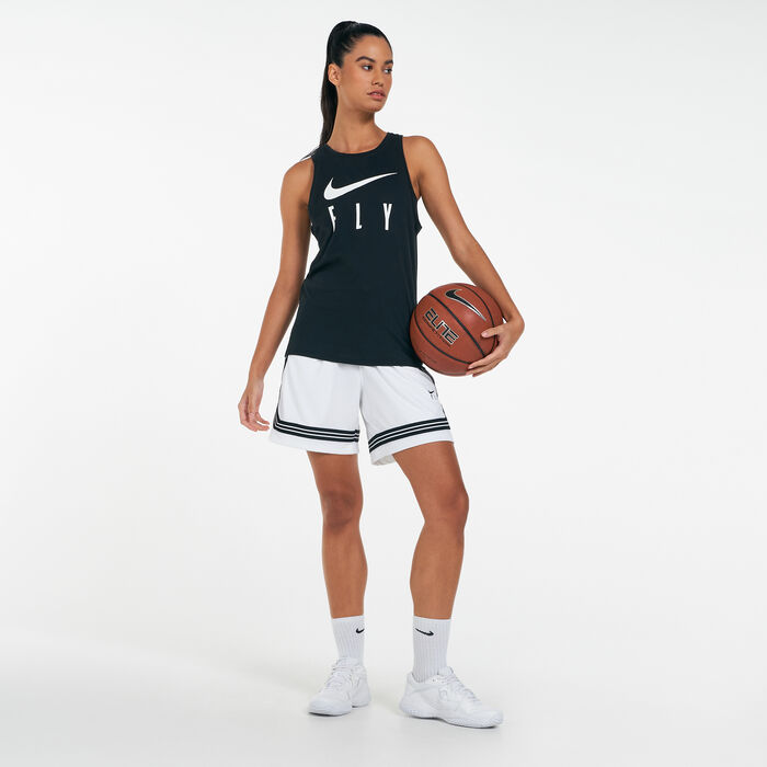Nike Women's Dri-FIT Swoosh Fly Tank Top Black Nike Women's Dri-FIT Swoosh Fly Tank Top Black image number 2