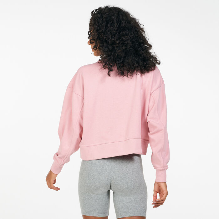 Nike Women's Dri-FIT Get Fit Sweatshirt Pink image number 1