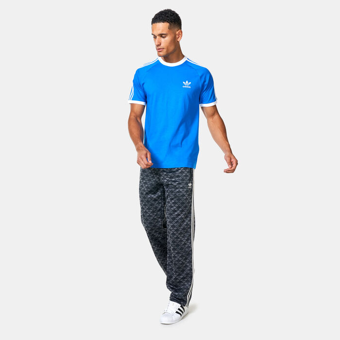 adidas Originals Men's Adicolor Classics 3-Stripes T-Shirt Blue image number 2