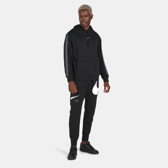 Nike Men's Sportswear Repeat Fleece Hoodie Black Nike Men's Sportswear Repeat Fleece Hoodie Black image number 2