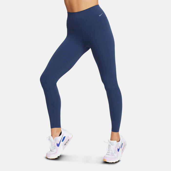 Nike Women's Zenvy Dri-FIT Training Leggings Blue Nike Women's Zenvy Dri-FIT Training Leggings Blue image number 0