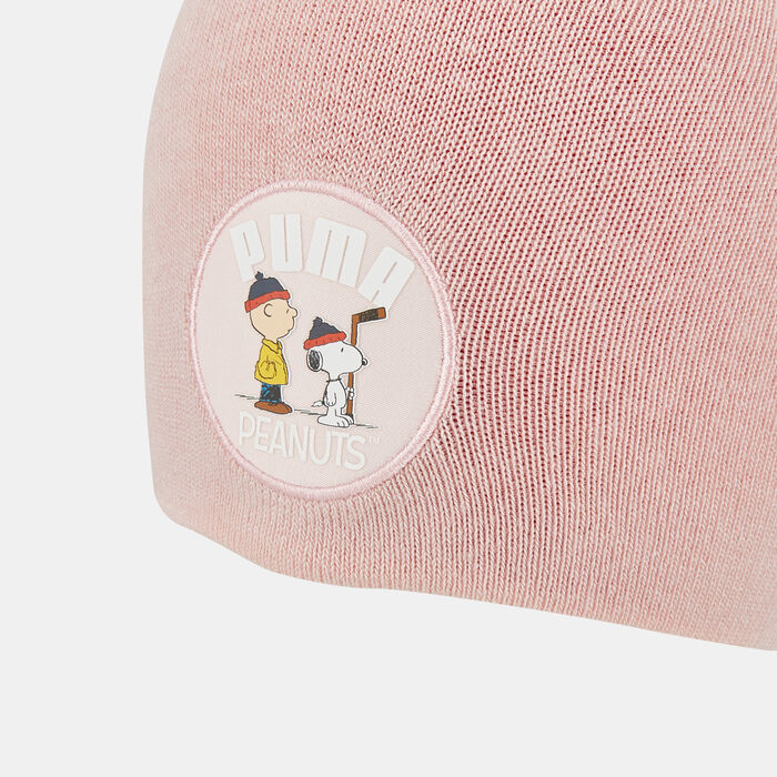 PUMA Kids' X Peanuts Classic Cuffless Beanie Pink PUMA Kids' X Peanuts Classic Cuffless Beanie Pink image number 2