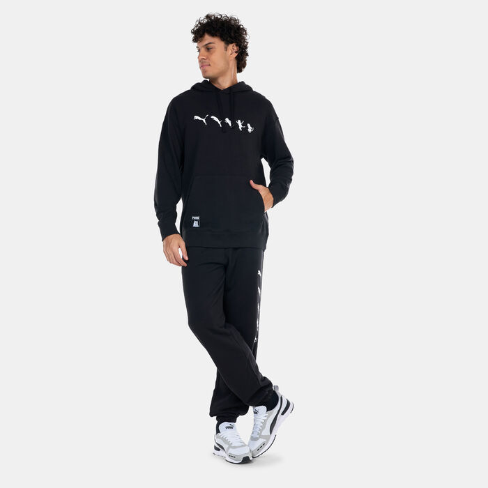 PUMA Men's x RIPNDIP Hoodie Black PUMA Men's x RIPNDIP Hoodie Black image number 2