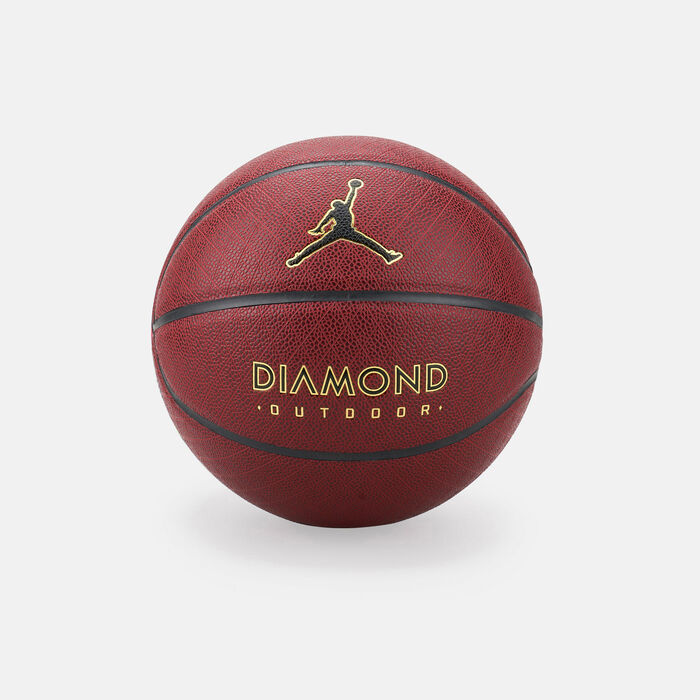 Jordan Diamond Outdoor 8P Basketball Maroon Jordan Diamond Outdoor 8P Basketball Maroon image number 0