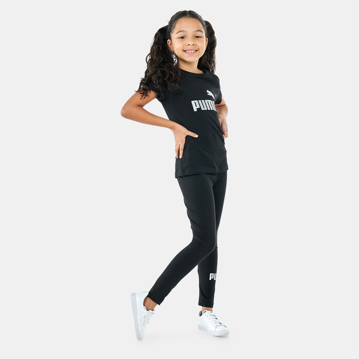 PUMA Kids' Essentials Logo T-Shirt Black PUMA Kids' Essentials Logo T-Shirt Black image number 2