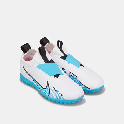 Nike Kids' Mercurial Vapor 15 Academy Turf Football Shoes (Younger and Older Kids) White
