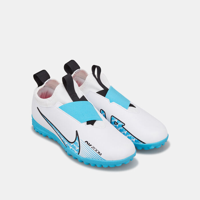 Nike Kids' Mercurial Vapor 15 Academy Turf Football Shoes (Younger and Older Kids) White image number 1