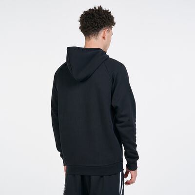 adidas Originals Men's Adicolor 3D Trefoil Graphic Hoodie Black