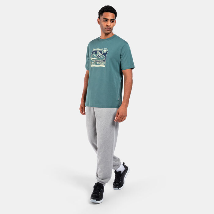 New Balance Men's Advert Graphics T-Shirt Green image number 2