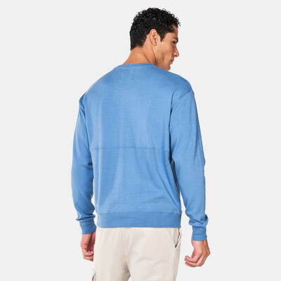 Sun and Sand Sports Men's Interlock Sweatshirt Blue Sun and Sand Sports Men's Interlock Sweatshirt Blue
