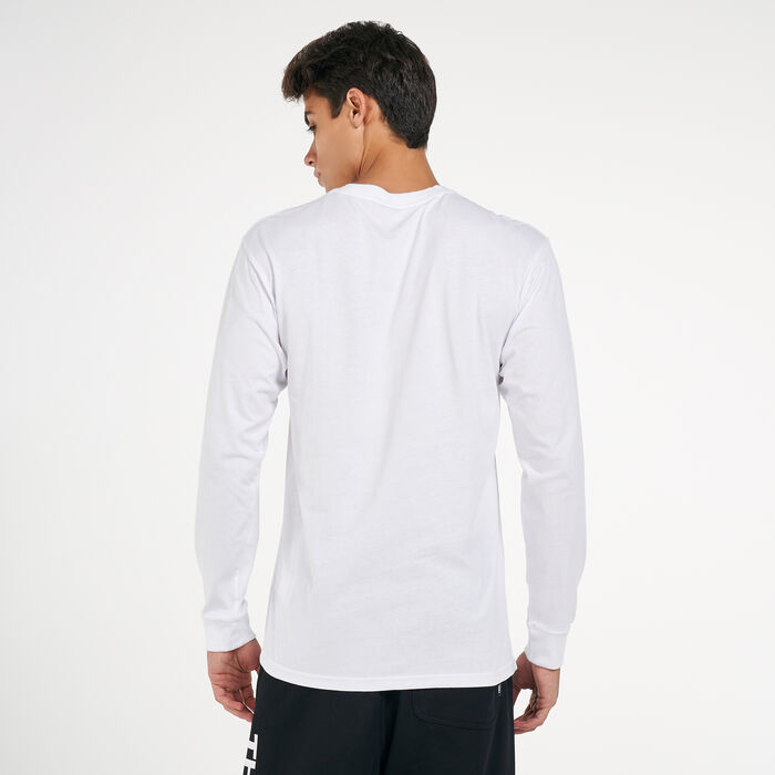 Vans Men's Classic Long Sleeves T-Shirt White Vans Men's Classic Long Sleeves T-Shirt White image number 1