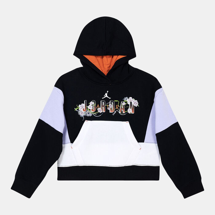 Jordan Kids' Air Garden Pullover Hoodie Black image number 0