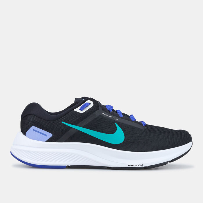 Nike Women's Air Zoom Structure 24 Shoe Black Nike Women's Air Zoom Structure 24 Shoe Black image number 0