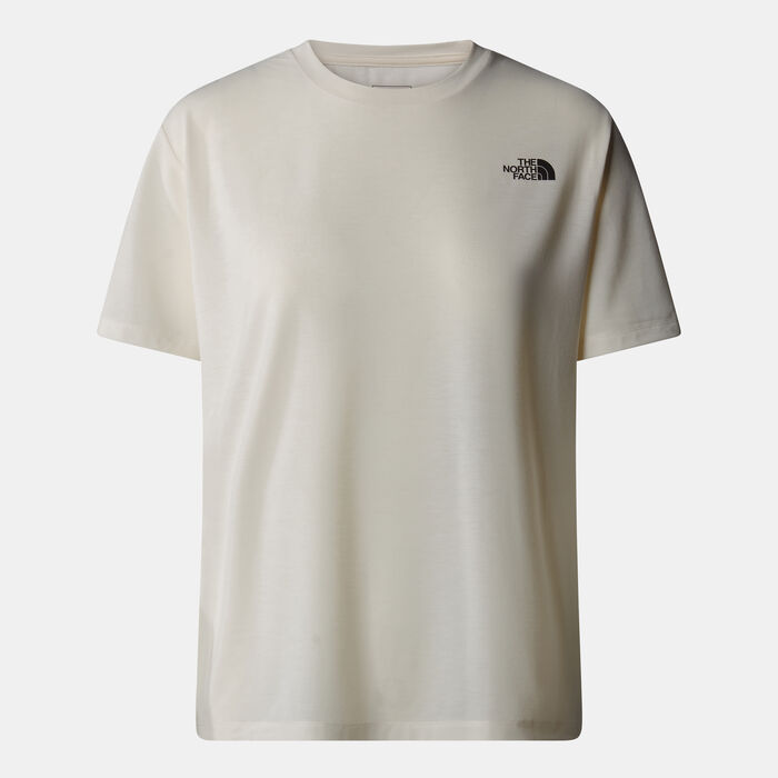 The North Face Women's Linear Side Foundation T-Shirt White The North Face Women's Linear Side Foundation T-Shirt White image number 0
