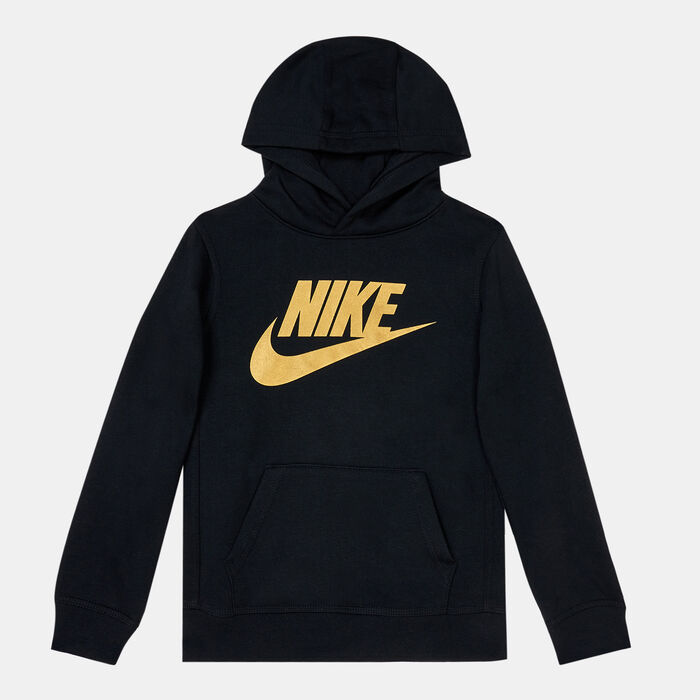 Nike Kids' Club Fleece Pullover Hoodie Black Nike Kids' Club Fleece Pullover Hoodie Black image number 0