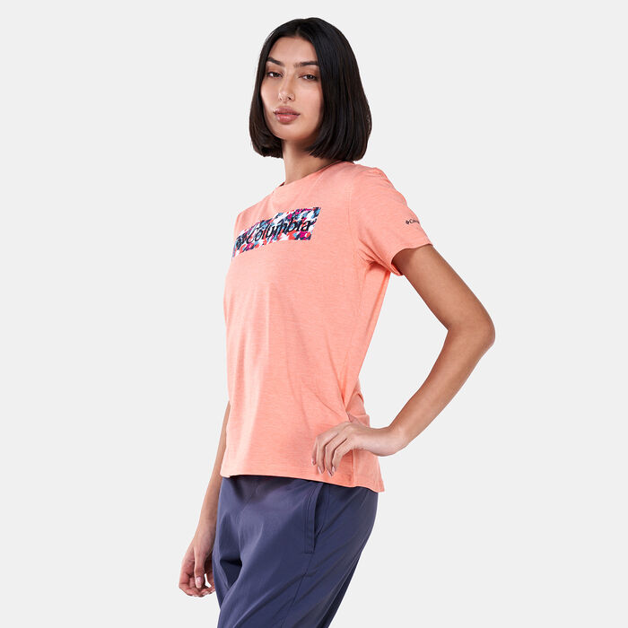 Columbia Women's Sun Trek™Graphic T-Shirt Pink Columbia Women's Sun Trek™Graphic T-Shirt Pink image number 0