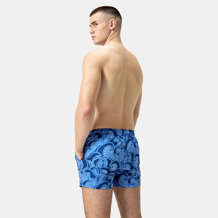 Speedo Men's Digital Printed Leisure Swimming Shorts Blue Speedo Men's Digital Printed Leisure Swimming Shorts Blue image number 1