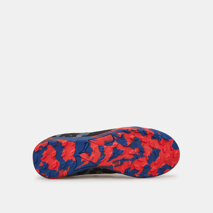 PUMA Kids' x BATMAN Future 4.3 Turf Ground Football Shoe Black image number 3