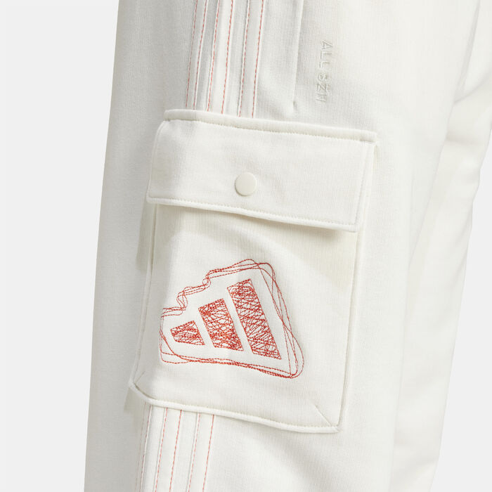 adidas Men's ALL SZN Graphic Seasonal Pants White adidas Men's ALL SZN Graphic Seasonal Pants White image number 4