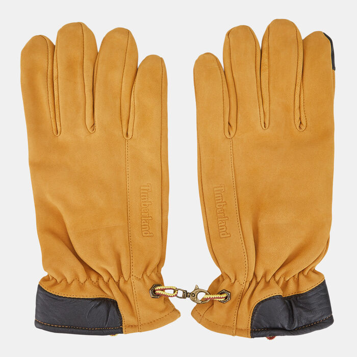 Timberland Men's Nubuck With Touch Tips Gloves yellow Timberland Men's Nubuck With Touch Tips Gloves yellow image number 0
