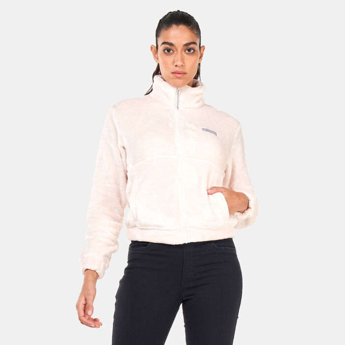 Columbia Women's Fireside™ Full Zip Jacket White Columbia Women's Fireside™ Full Zip Jacket White image number 0