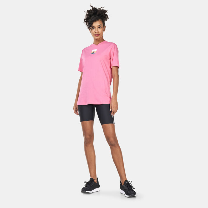 PUMA Women's Brand Love Relaxed T-Shirt Pink PUMA Women's Brand Love Relaxed T-Shirt Pink image number 2