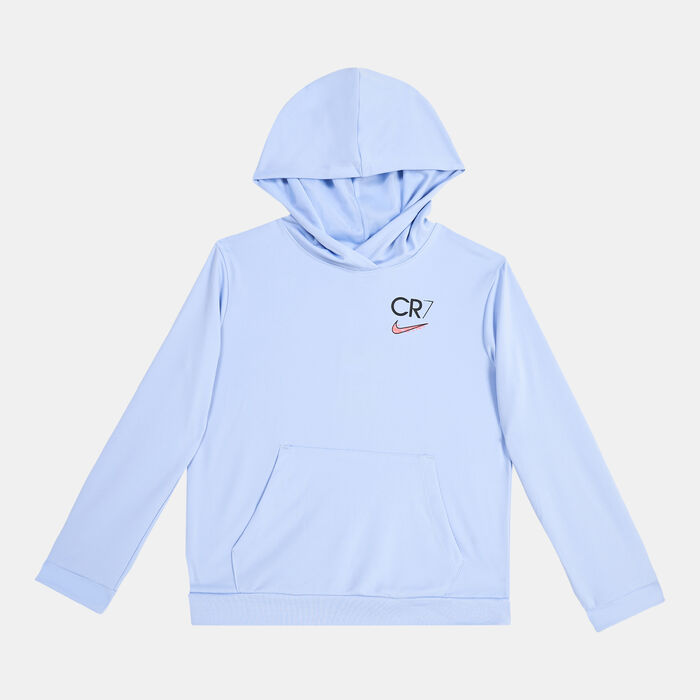 Nike Kids' CR7 Pullover Football Hoodie (Older Kids) Blue Nike Kids' CR7 Pullover Football Hoodie (Older Kids) Blue image number 0