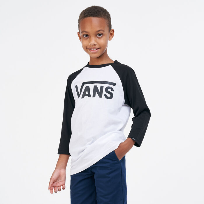 Vans Kids' Classic Raglan T-Shirt (Older Kids) White Vans Kids' Classic Raglan T-Shirt (Older Kids) White image number 0