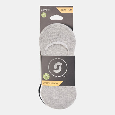 Sun and Sand Sports Women's Invisible Socks (3 Pack) - S/M Black Sun and Sand Sports Women's Invisible Socks (3 Pack) - S/M Black