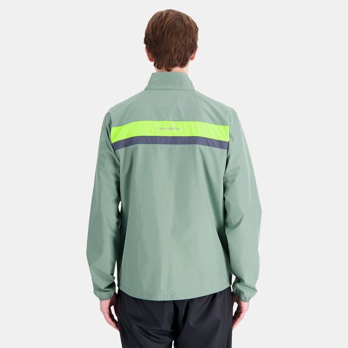 New Balance Men's Accelerate Jacket Green image number 1