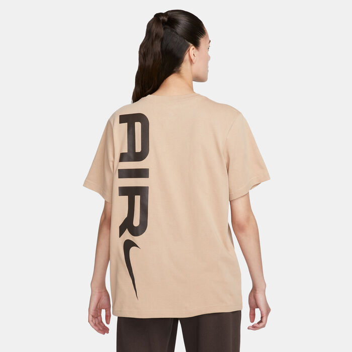 Nike Women's Sportswear Air T-Shirt Beige Nike Women's Sportswear Air T-Shirt Beige image number 1