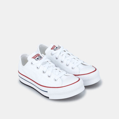 Converse Kids' Chuck Taylor All Star Lift Platform Unisex Shoe White